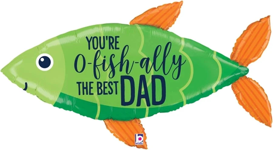 45" 0-fish-ally Best Dad