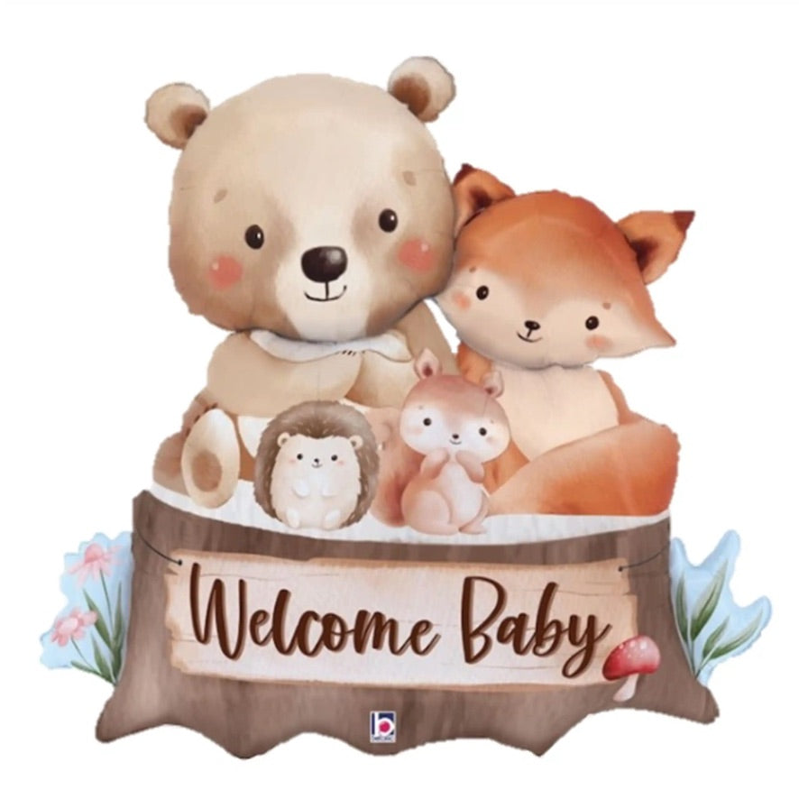 35" Woodland Welcome Baby