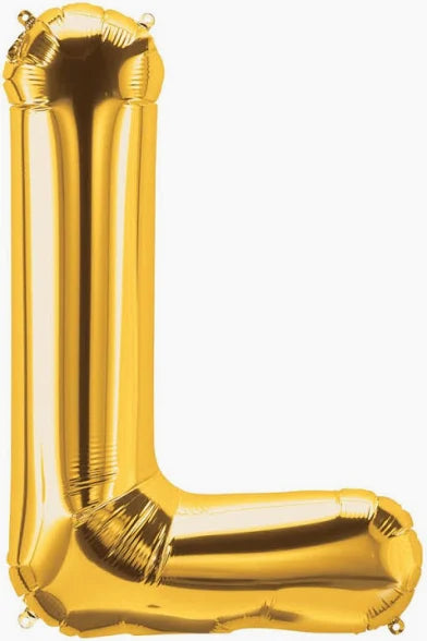 16" Gold Letter: L
