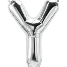 16" Silver Letter: Y