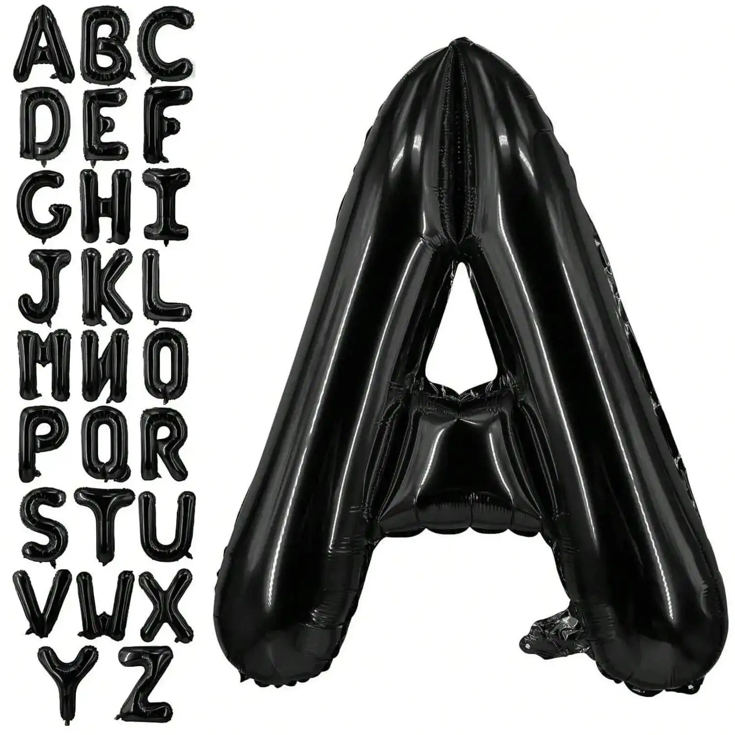 40” Black Letters: A