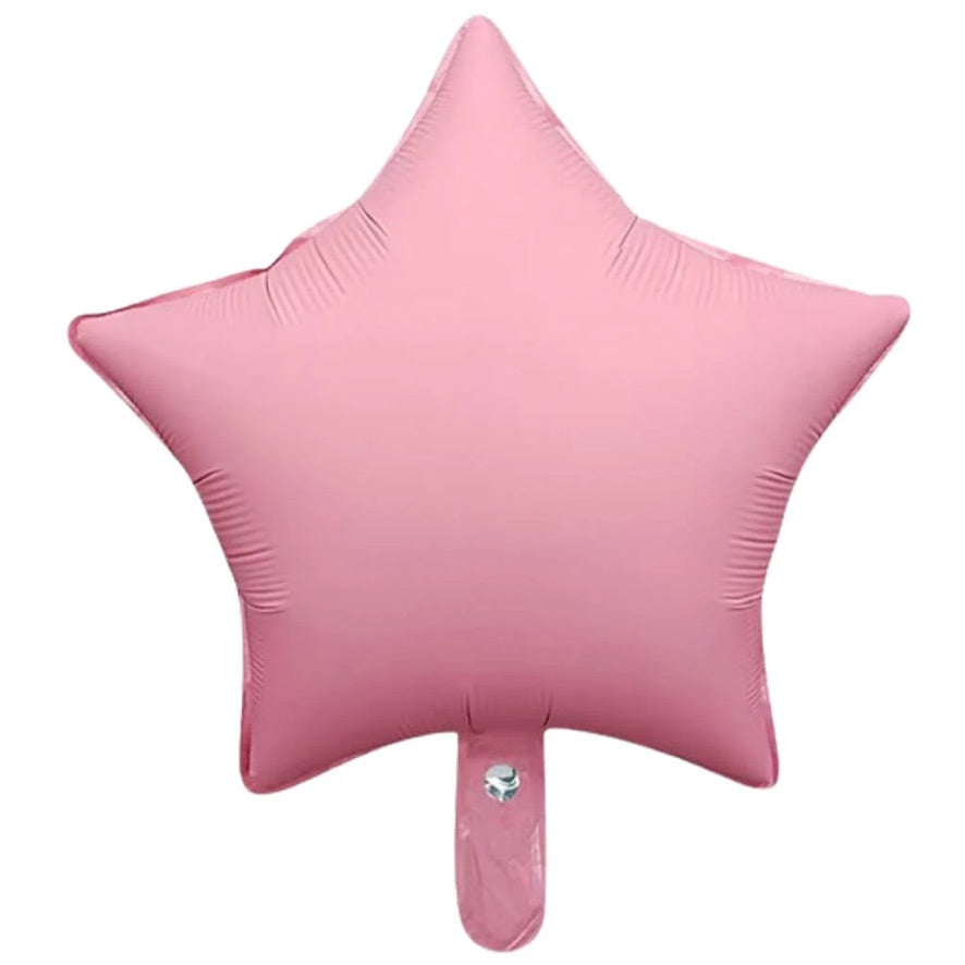 10” Star Foil Baby Pink 2ct