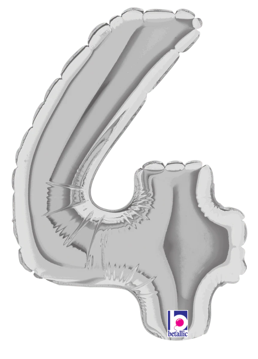 Betallic 16" Silver Number 4