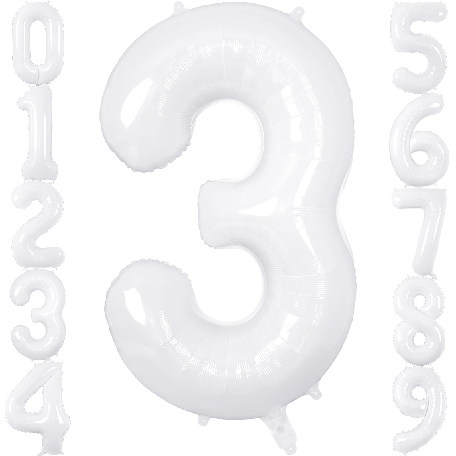 40" Cymylar White Number #3