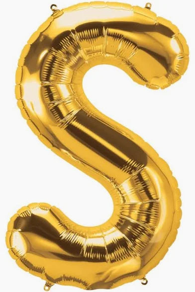 16" Gold Letter: S