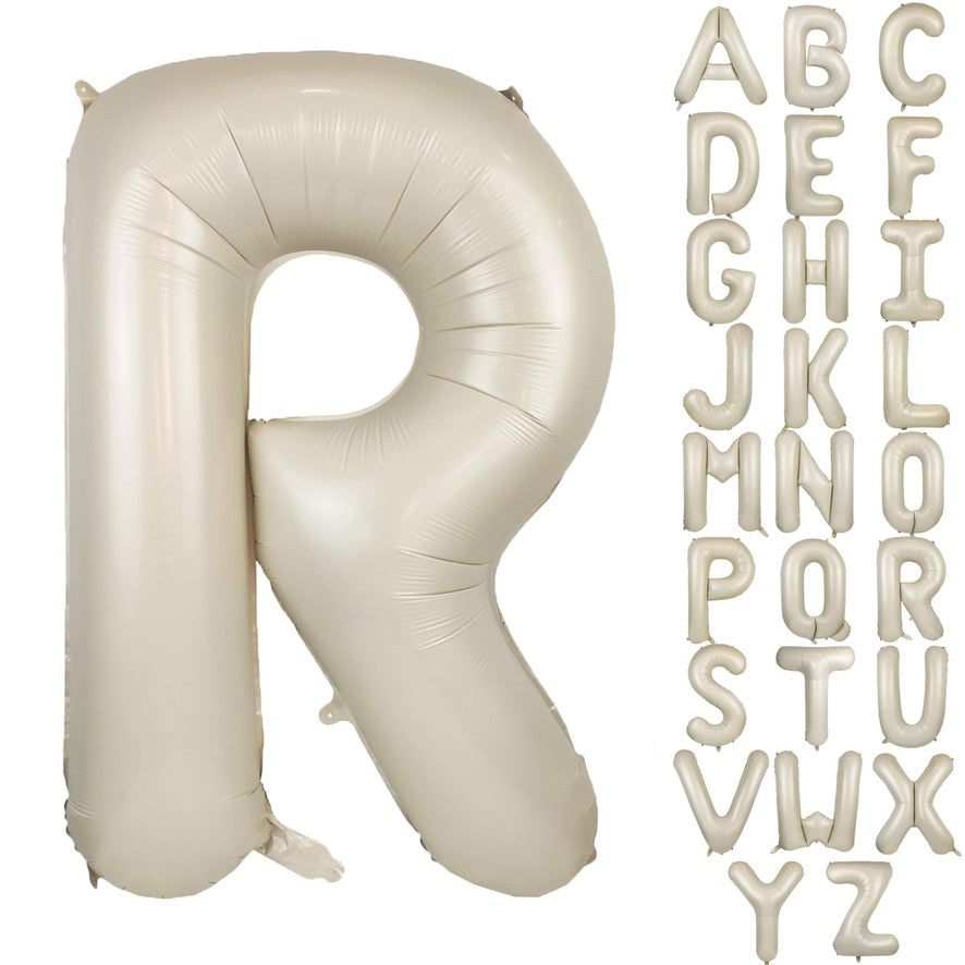 40” Cream Letters: R