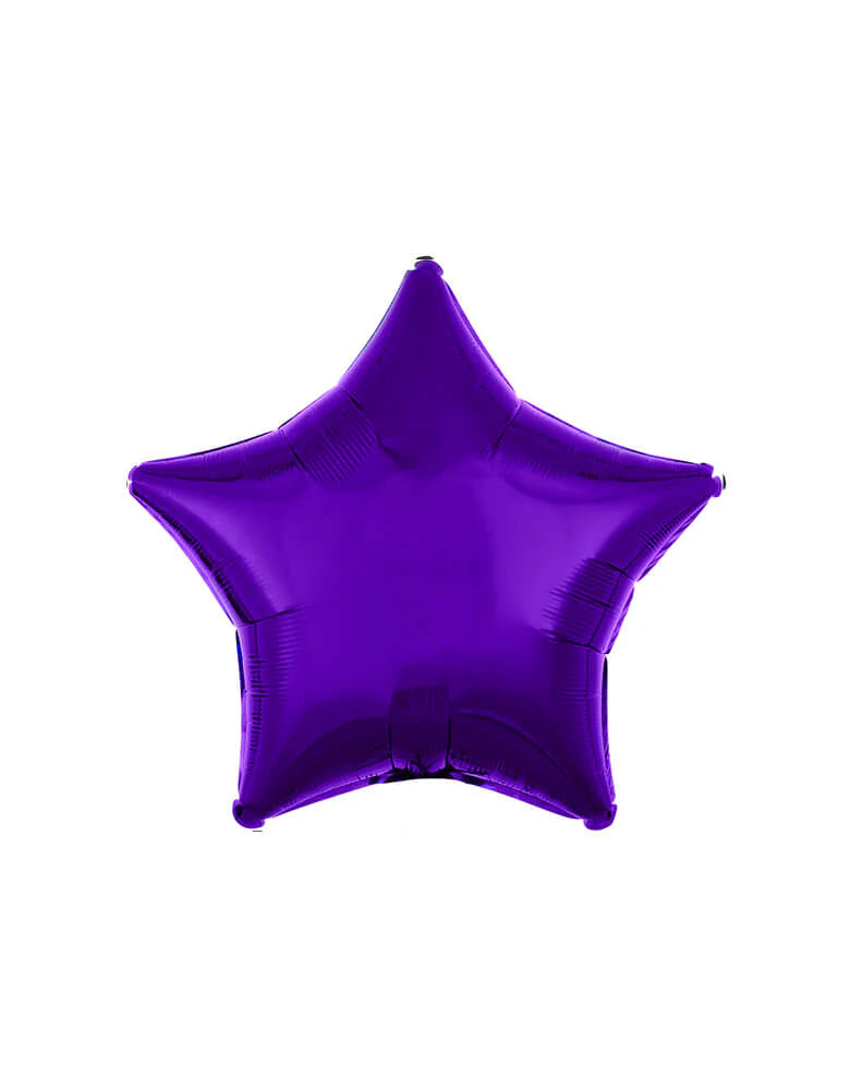 10” Star Foil Dark Purple 2ct