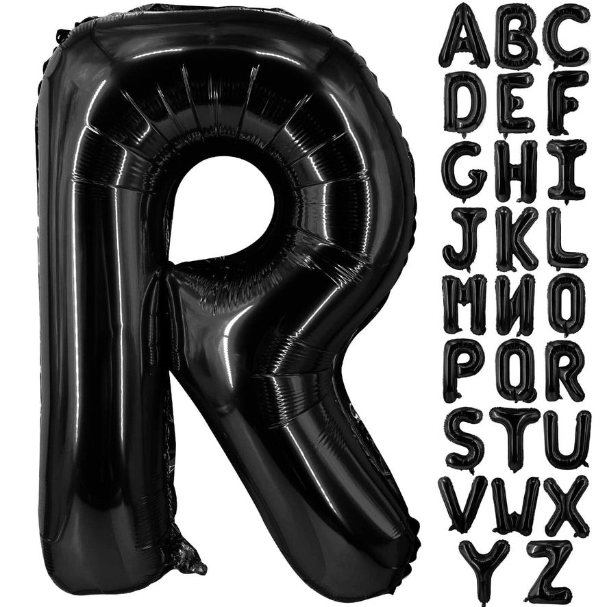 40” Black Letters: R