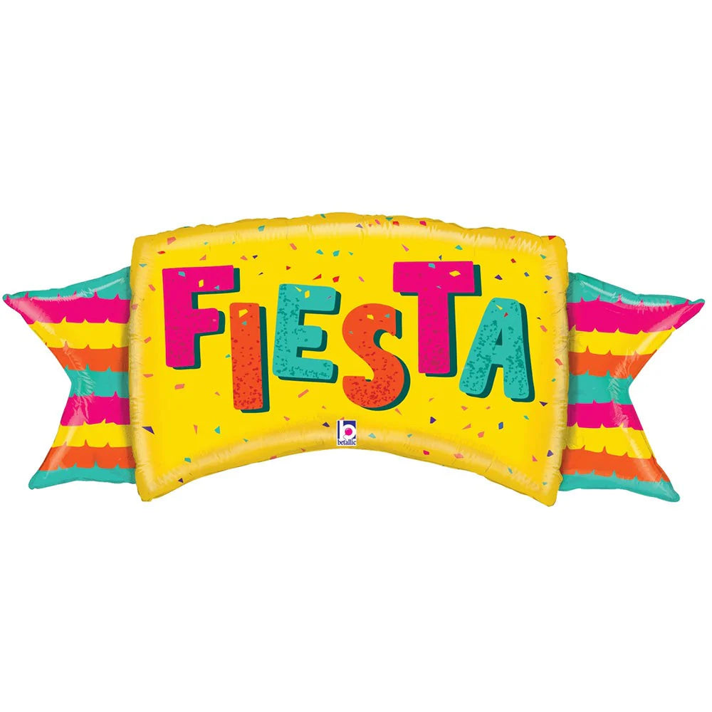 46” Fiesta Banner Betallic