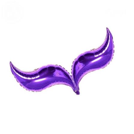 24" Curve Balloon 2 ct: Purple