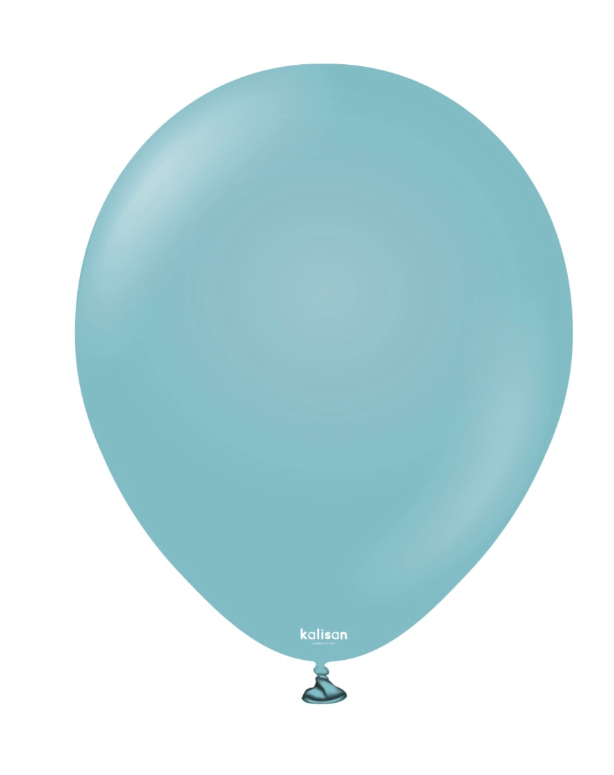 Kalisan 12” Retro Blue Glass 100ct