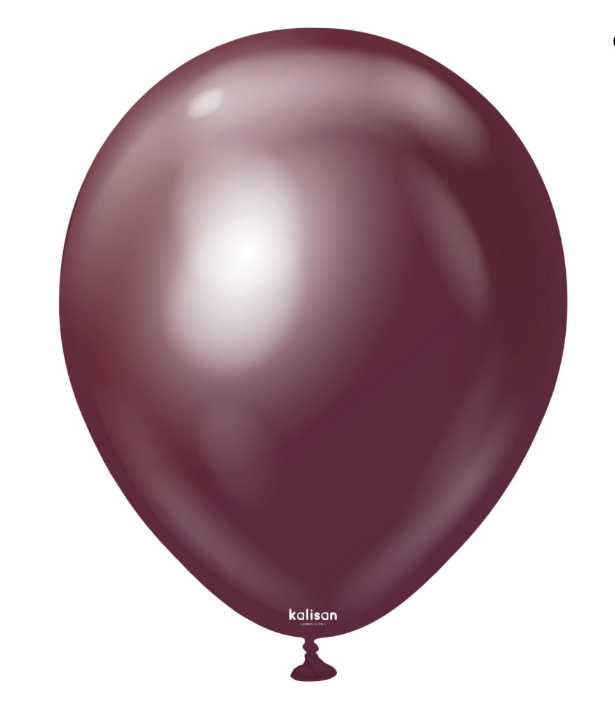 Kalisan 5” Mirror Burgundy 5pcs