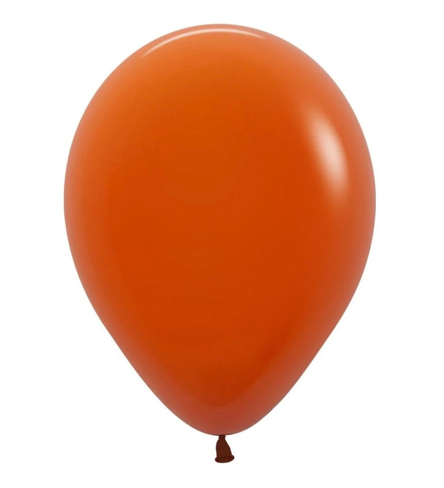 Sempertex 11” Deluxe Sunset Orange 100ct