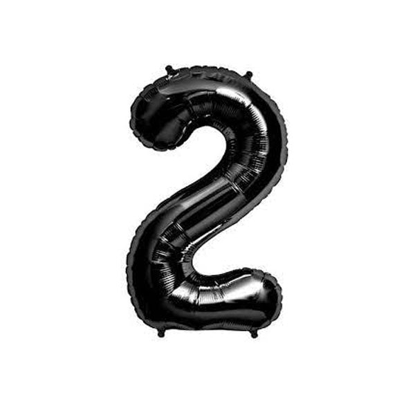16" Black Number #2