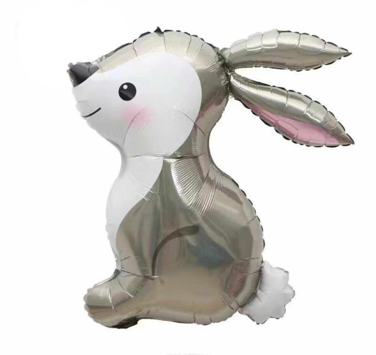 27” Silver Bunny