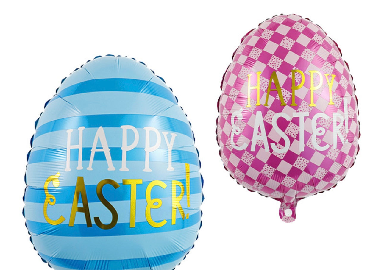 Happy Easter Egg Pink/Blue 16”