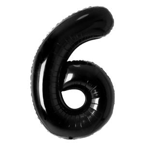34” Number 6 Black AiRise