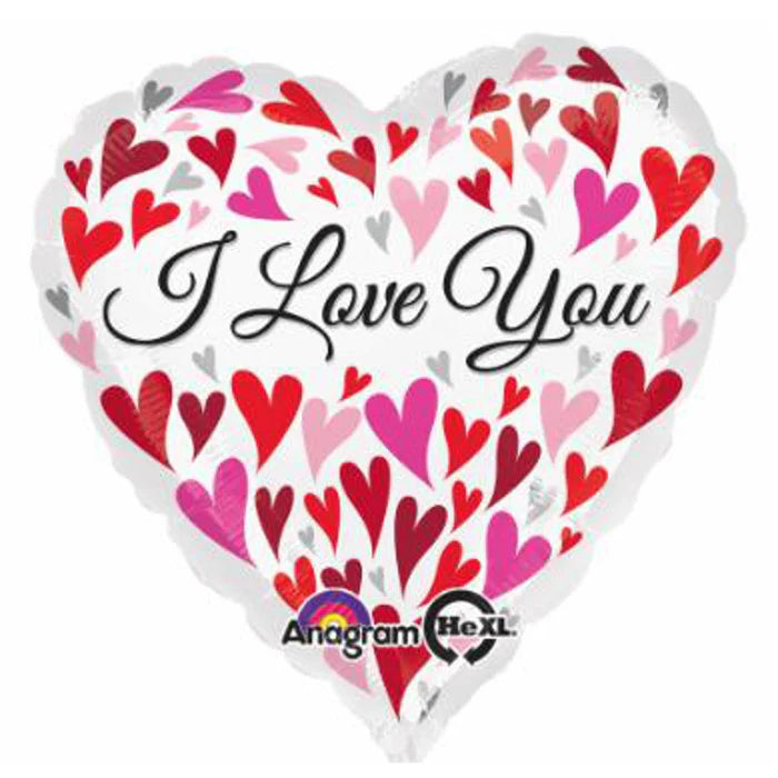 18” Valentines Heart Balloon “I Love You” Foil