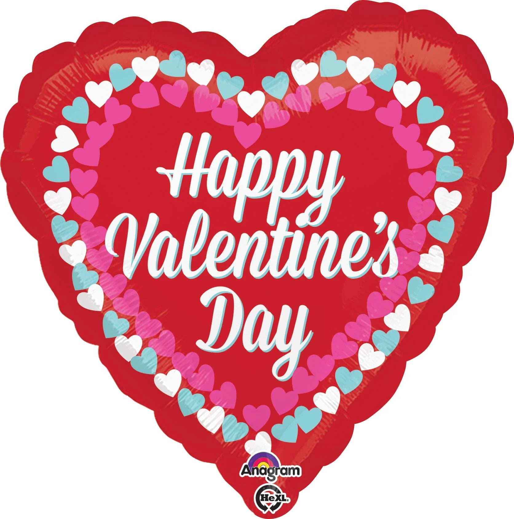 18” Valentine’s Day “Happy Valentines Day” heart Foil