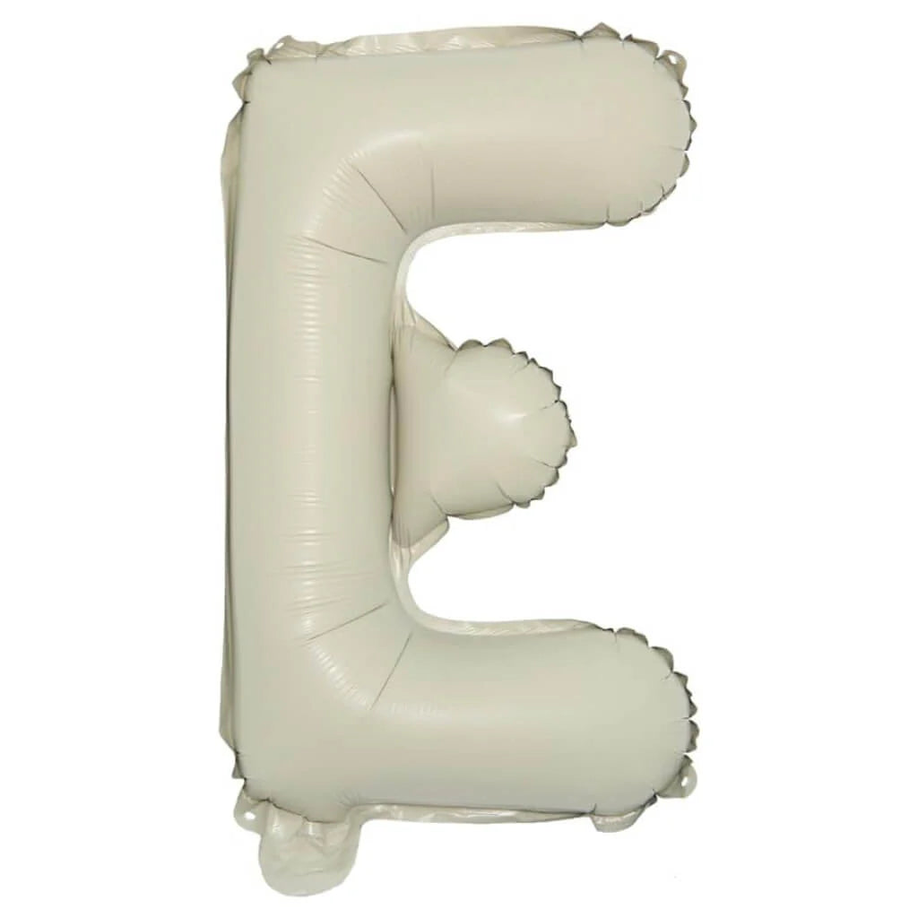 16” Cream Letter: E