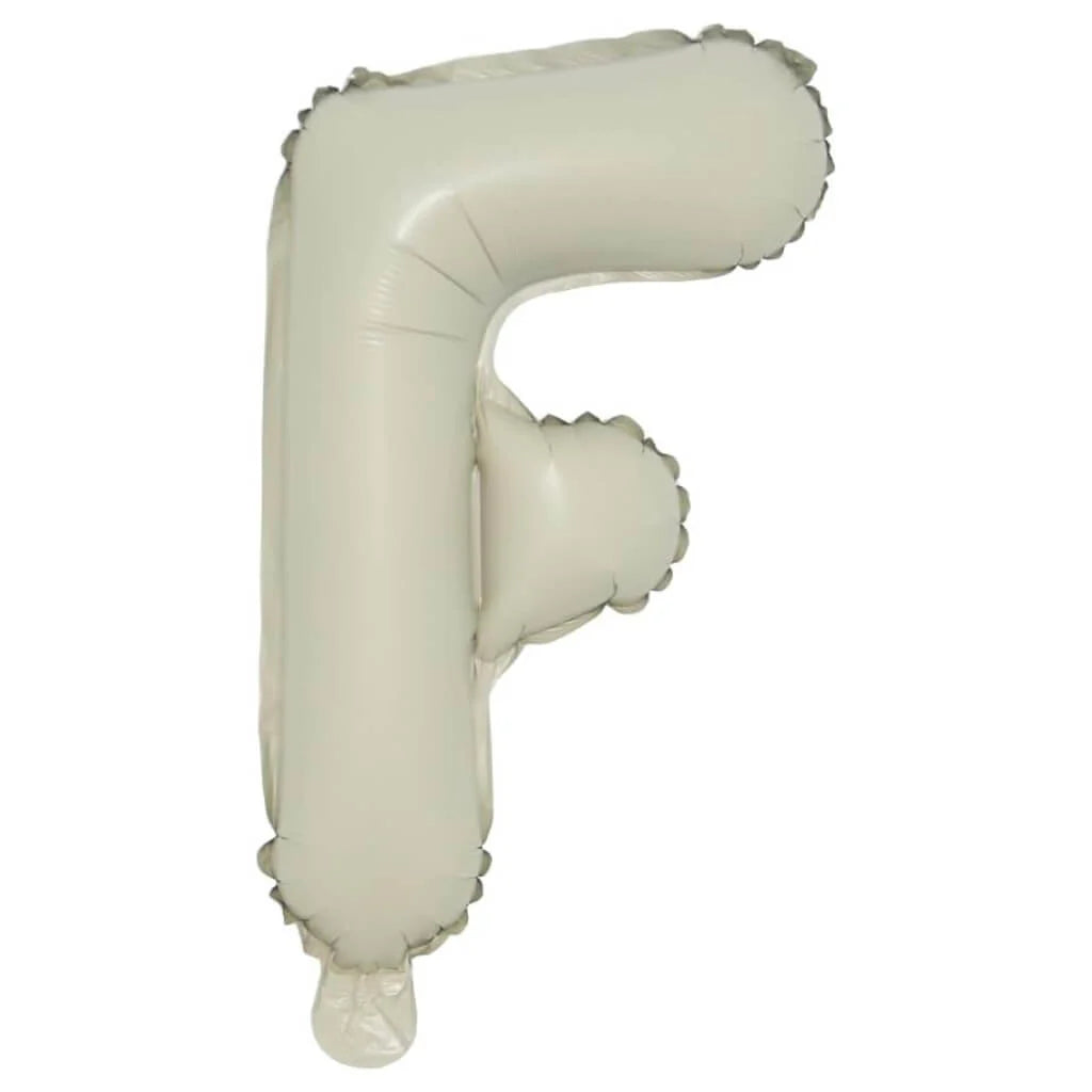 16” Cream Letter: F