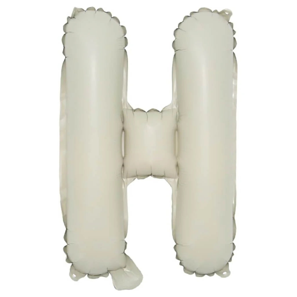16” Cream Letter: H