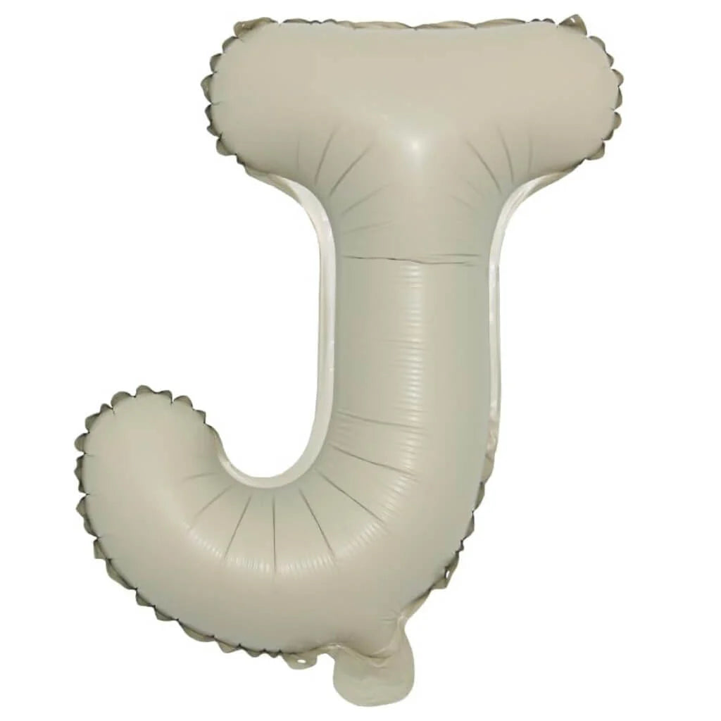 16” Cream Letter: J