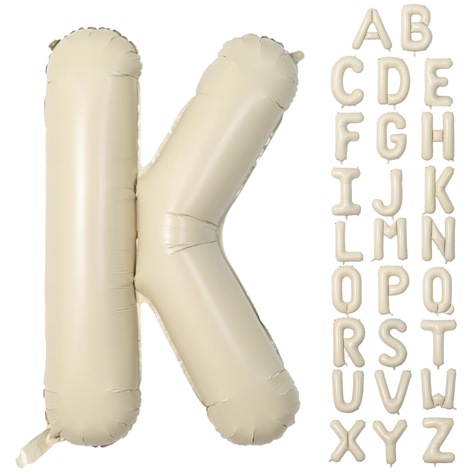 16” Cream Letter: K