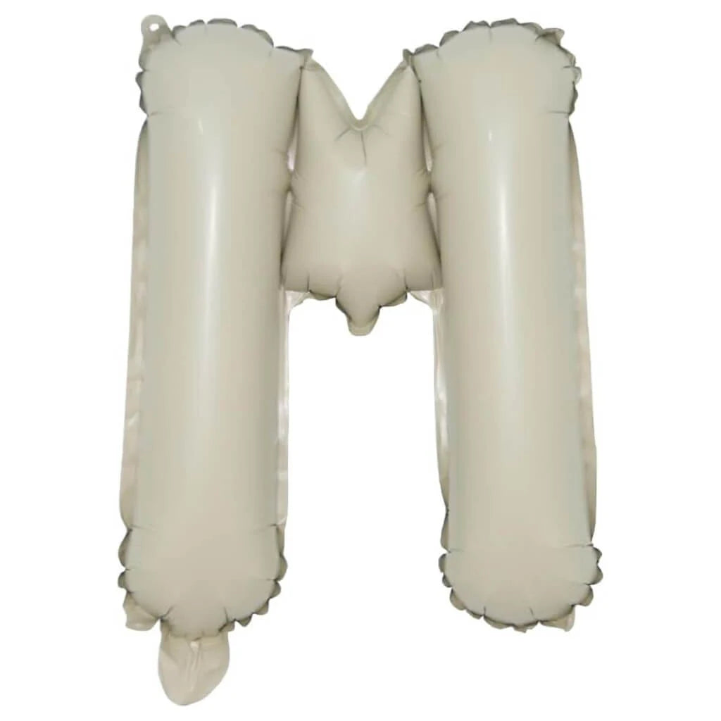 16” Cream Letter: M