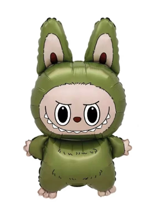 14" Labubu Full Body Green Mylar