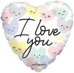 18" I love You Macaron Hearts