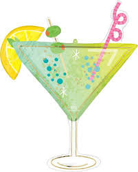 29" Cocktail with olive