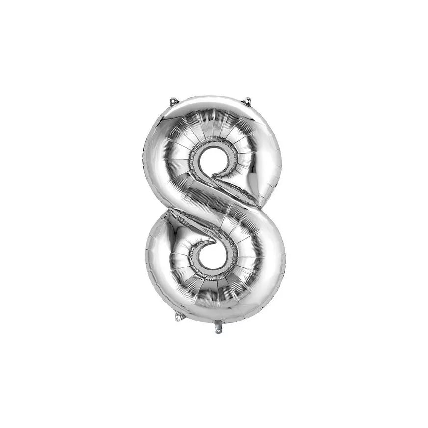34” Number 8 Silver AiRise