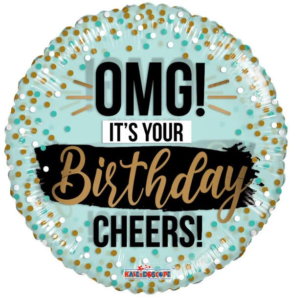 18" Omg! It's your birthday Foil
