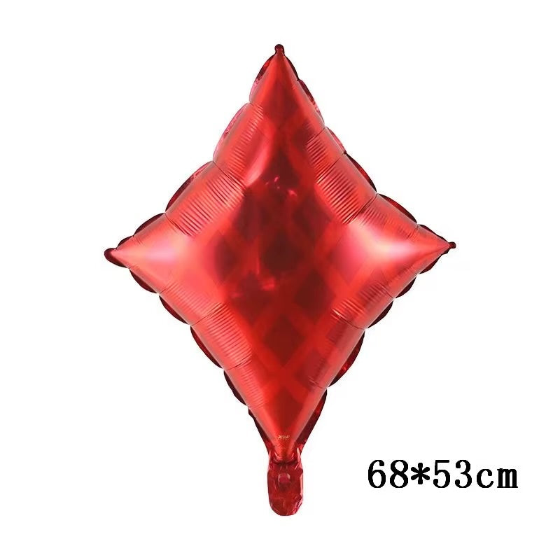 19” Poker Red Diamond #130