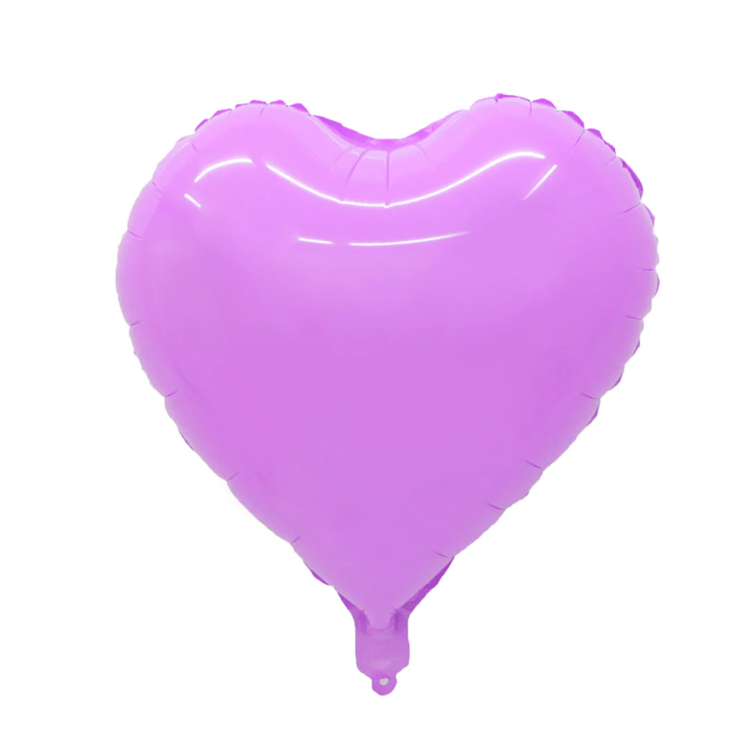 18" Macaron Purple Heart