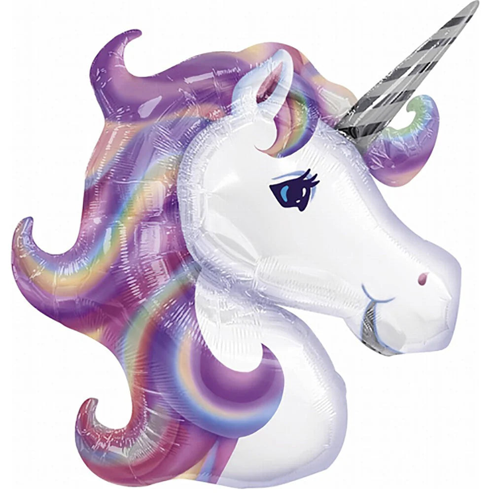 33" Unicorn Pastel Supershape Anagram 15/helium