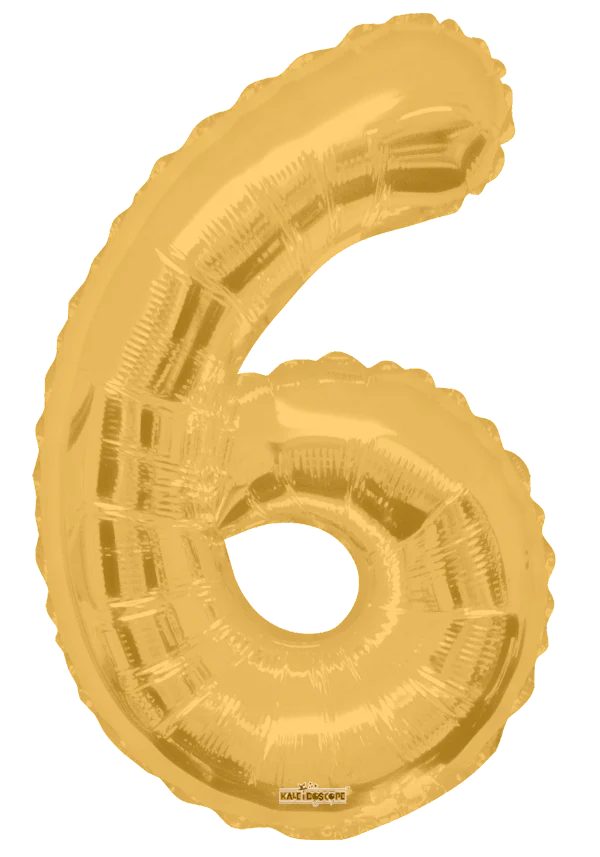 34” Number 6 Gold CONVER