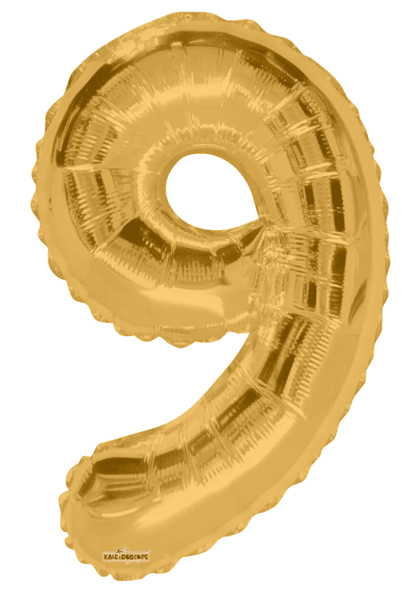 34” Number 9 Gold CONVER