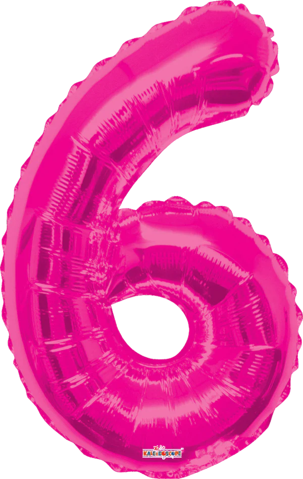 34” Number 6 Pink CONVER