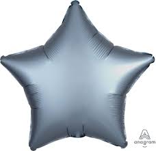 18" Star Foil: Satin Blue