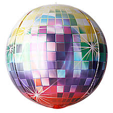 Disco Ball 22” Multi Color Orbz