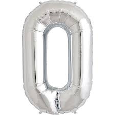 34” Number 0 Silver AiRise