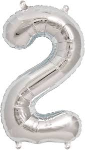 34” Number 2 Silver AiRise
