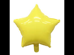 10” Foil Stars: Pastel Yellow 2ct