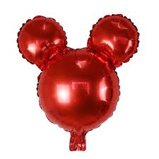 Mickey Foil Head:  Red 5pcs