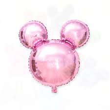 Mickey Foil Head: Pink 5pcs