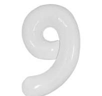 40” Number 9 Milky White AiRise (Air Only)