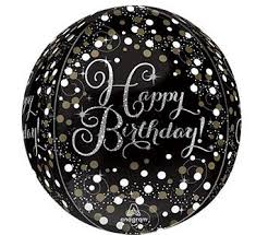 15" Orbz XL Sparkling Birthday