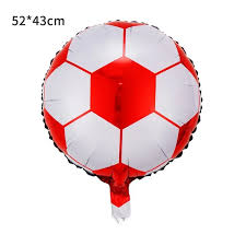18” Soccor Ball Red and White